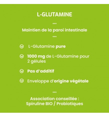 L-Glutamine Pure - Soutien Intestinal