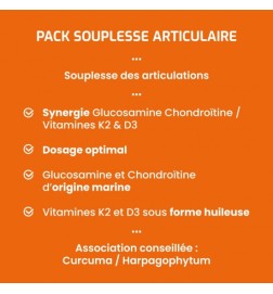 Pack Articulaire | Glucosamine & Vitamines K2-D3 | Viapure